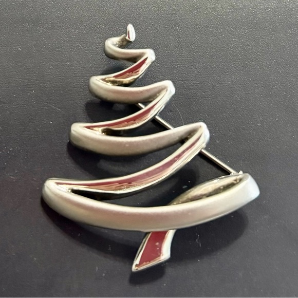 lSterling silver Christmas tree  brooch/ pin… Vintage - Picture 11 of 13